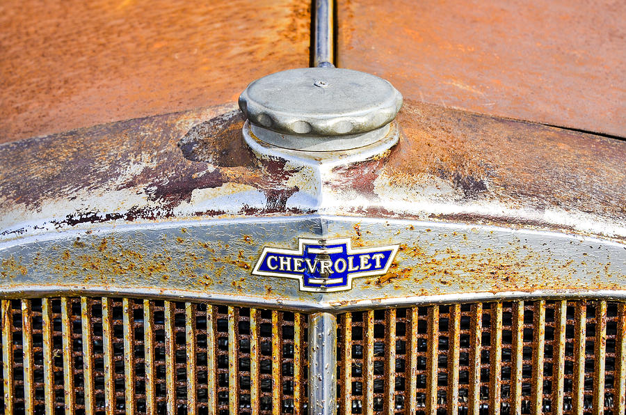 Classic Chevy Hood Photograph by Carolyn Marshall
