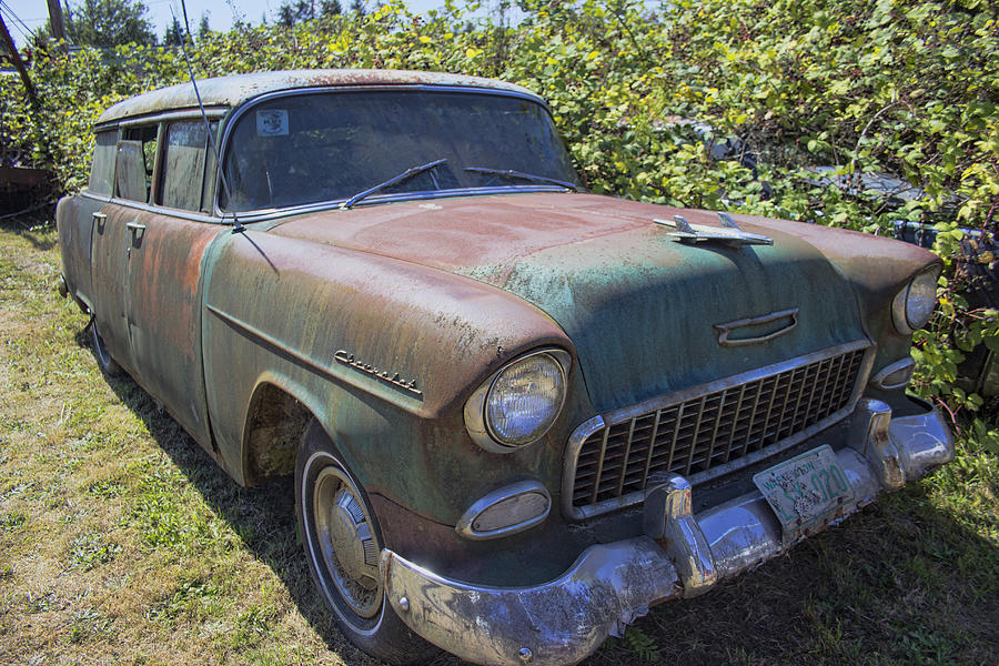 Classic Chevy with Rust Photograph by Cathy Anderson