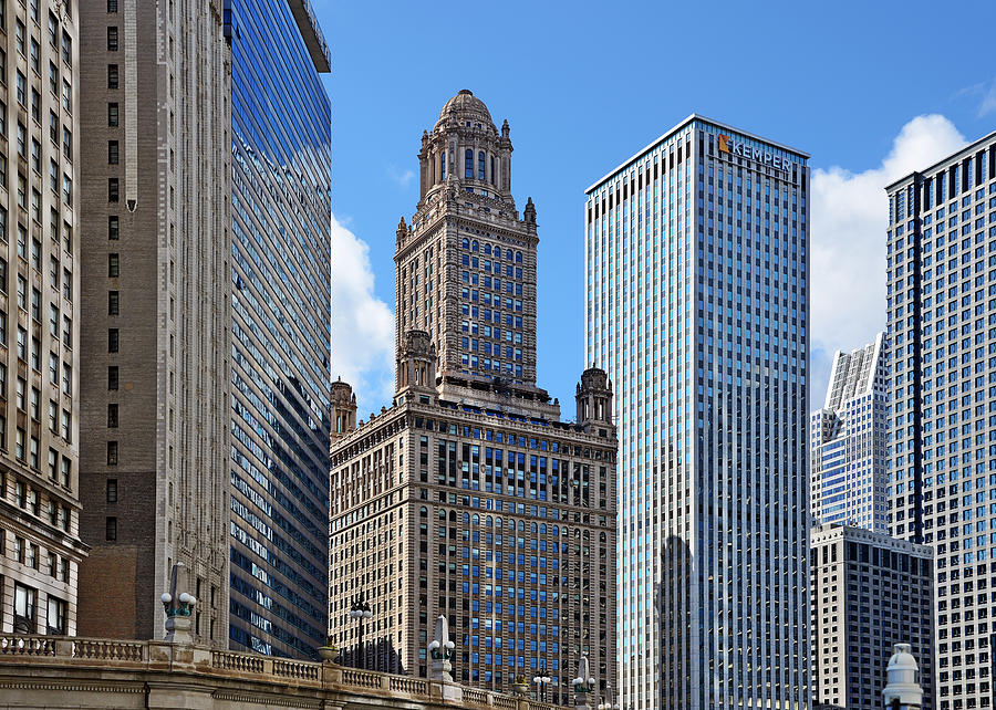 Chicago Photograph - Classic Chicago -  The Jewelers Building by Alexandra Till