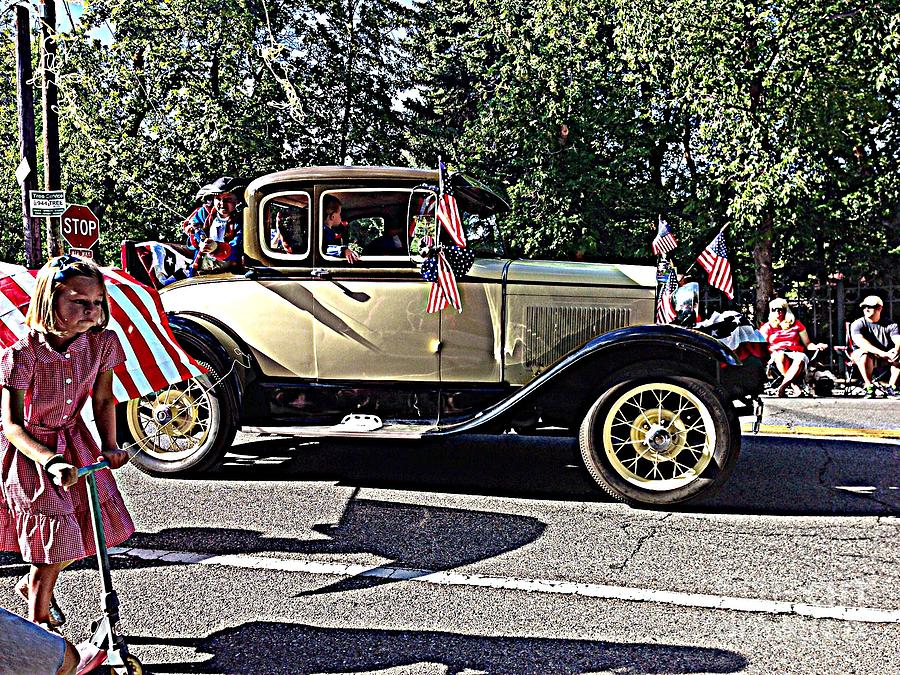 Classic Childrens Parade Classic Car East Millcreek Utah 1 Photograph by Richard W Linford