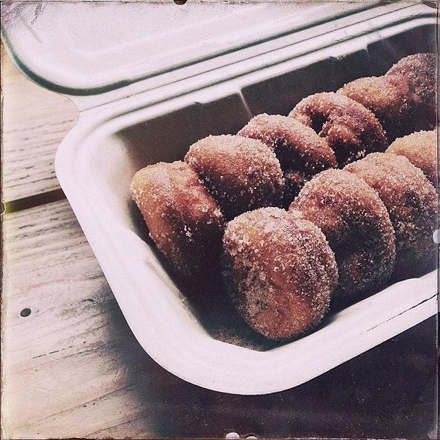Donut Photograph - Cinnamon Sugar Doughnuts by Jordan Paris