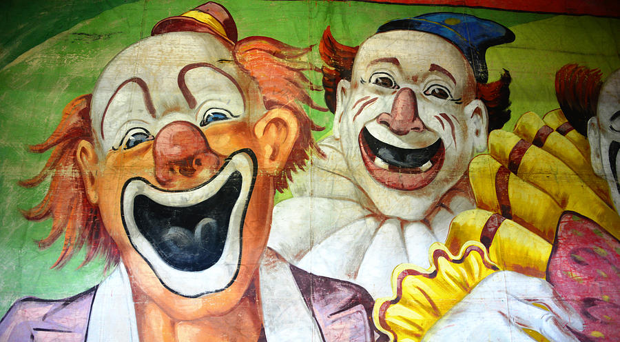 Classic Clowns of the old Circus Photograph by David Lee Thompson