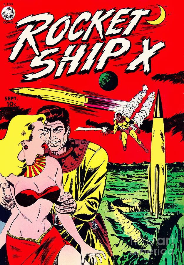 Classic Comic Book Cover Rocket Ship X 1225 Photograph By