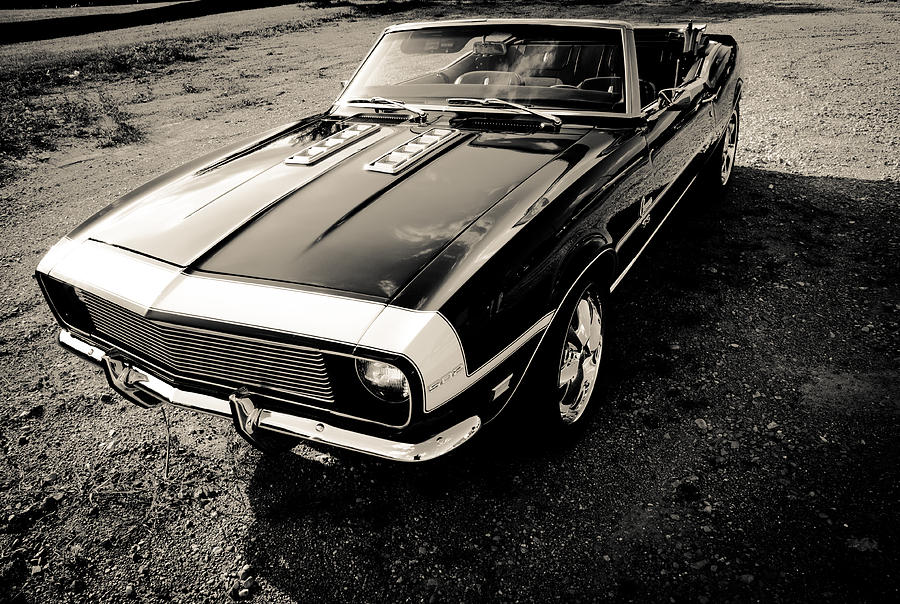 Classic Convertable Camaro  Photograph by Off The Beaten Path Photography - Andrew Alexander