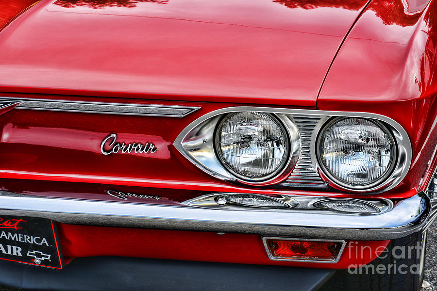 Transportation Photograph - Classic Corvair by Paul Ward