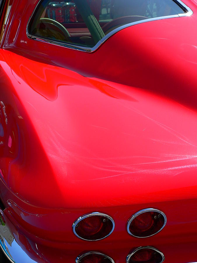 Classic Corvette Art Lines Photograph by Jeff Lowe