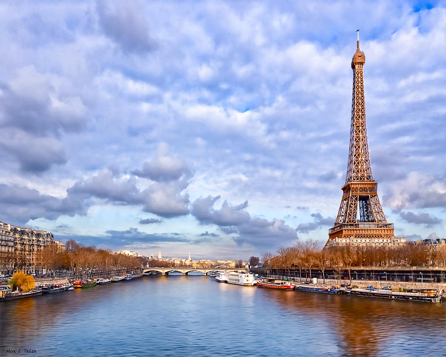 Classic Eiffel Tower View from the Seine Photograph by Mark Tisdale