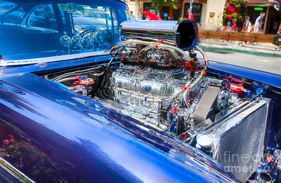 Classic Cars Photograph - Classic Engine I by Chuck Kuhn