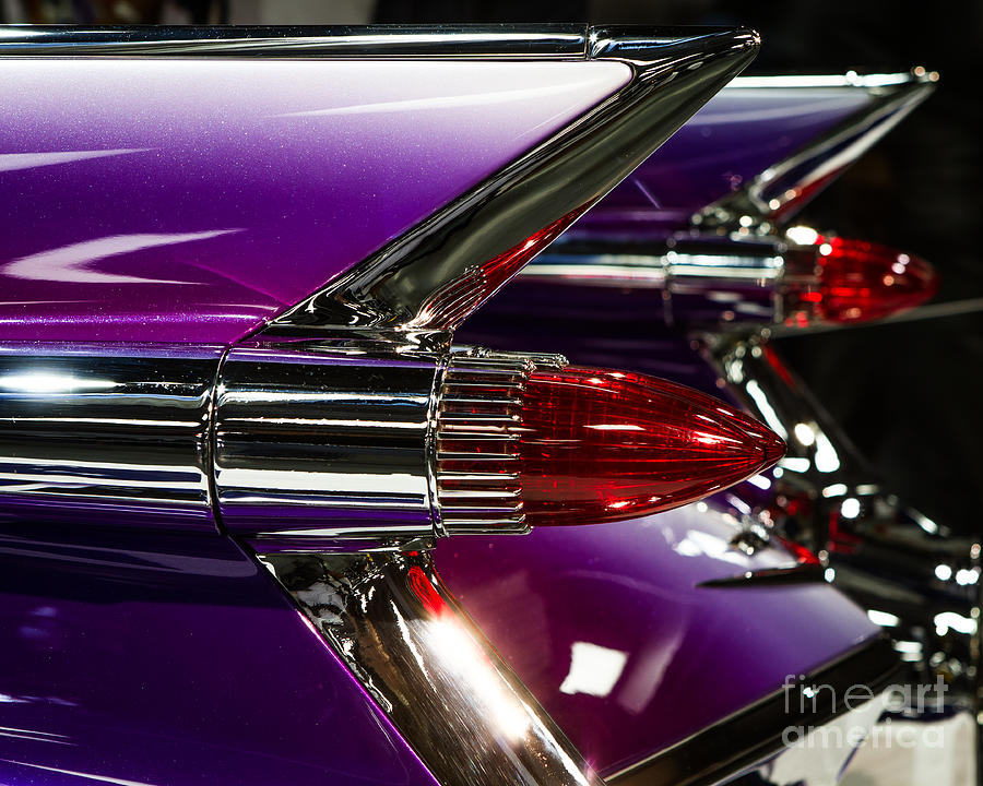 Car Photograph - Classic Fins by Mark Brooks