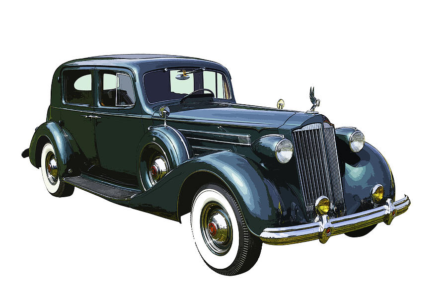 Classic Green Packard Luxury Automobile Photograph by Keith Webber Jr