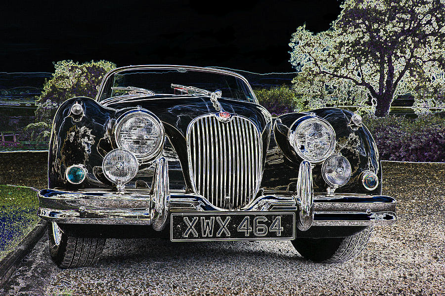 Car Photograph - Classic Jaguar Supreme by Rosemary Calvert