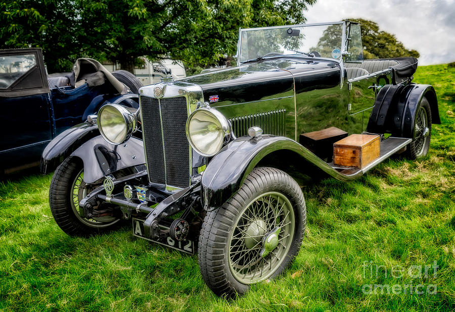 Car Photograph - Classic MG by Adrian Evans