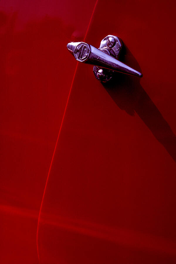 Classic MG handle Photograph by Paul W Faust -  Impressions of Light