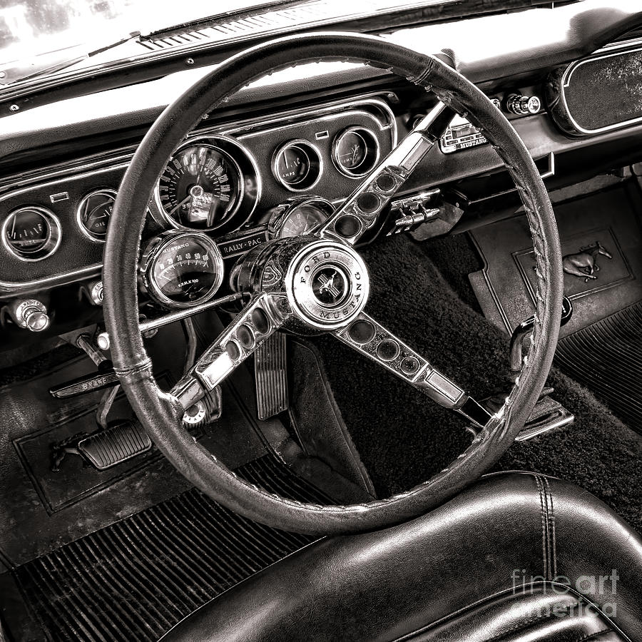 Sports Photograph - Classic Mustang by Olivier Le Queinec