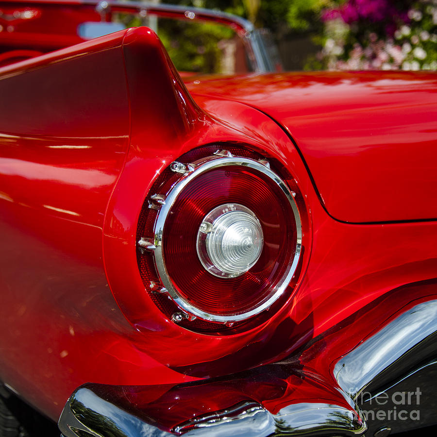 1957 Ford Thunderbird Classic Car  Photograph by Jerry Cowart