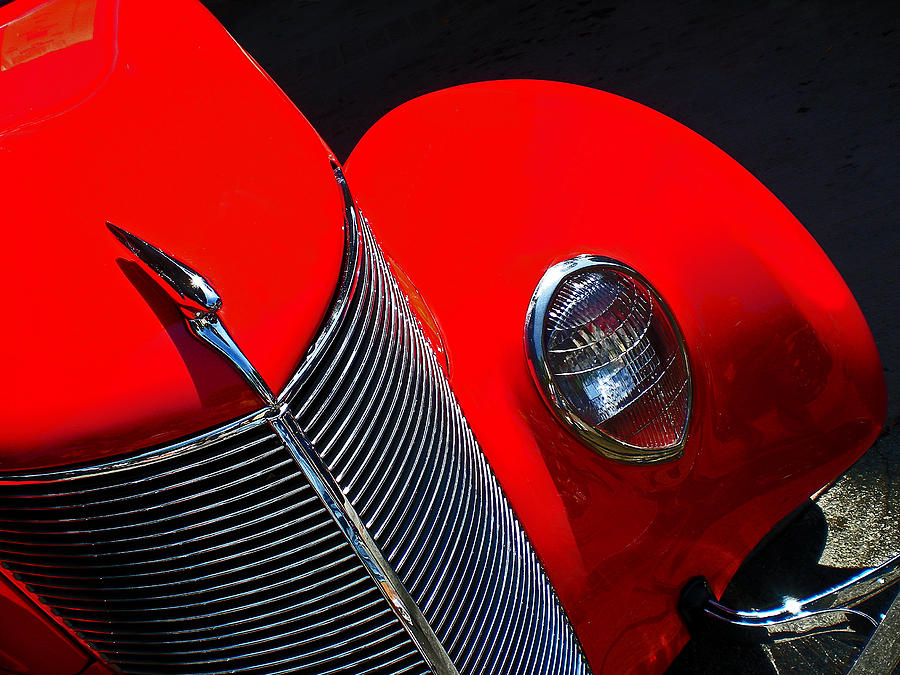 Classic Cars Photograph - Classic Red by Guillermo Rodriguez