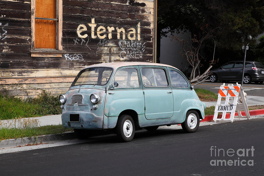 Classic Retro Fiat 600 5D25268 Photograph by Wingsdomain Art and Photography