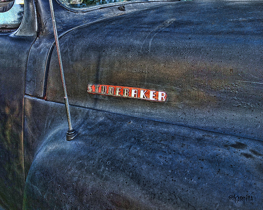 Classic Studebaker Truck - Forties Fifties Old Car Photograph by Rebecca Korpita