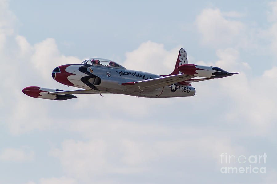 Jet Photograph - Classic Thunderbird by Brandon Hussey