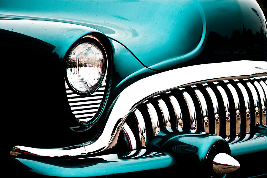Classic Turquoise Buick Photograph by Joann Copeland-Paul