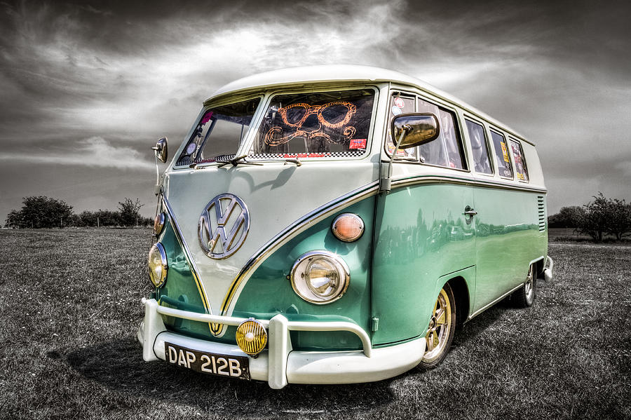 Vw Camper Van Photograph - Classic VW Camper Van by Ian Hufton