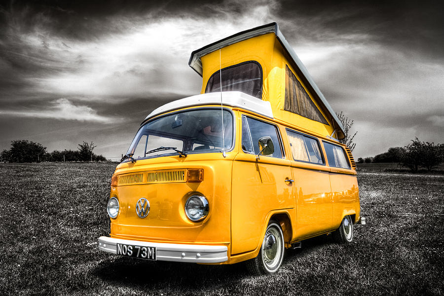 Classic VW campervan Photograph by Ian Hufton - Fine Art America