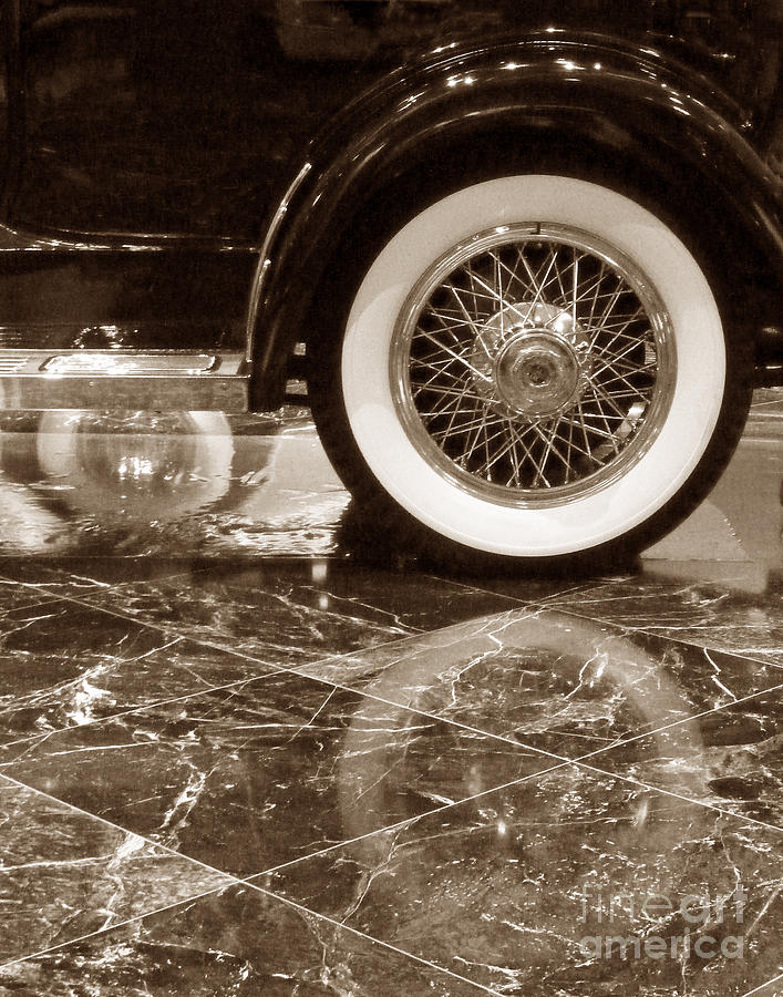 Classic Wheels Sepia Photograph by Cheryl Del Toro