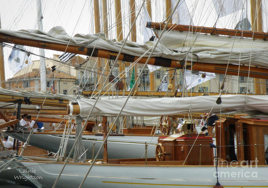 Classic Wooden Sail Boats Photograph by Lainie Wrightson