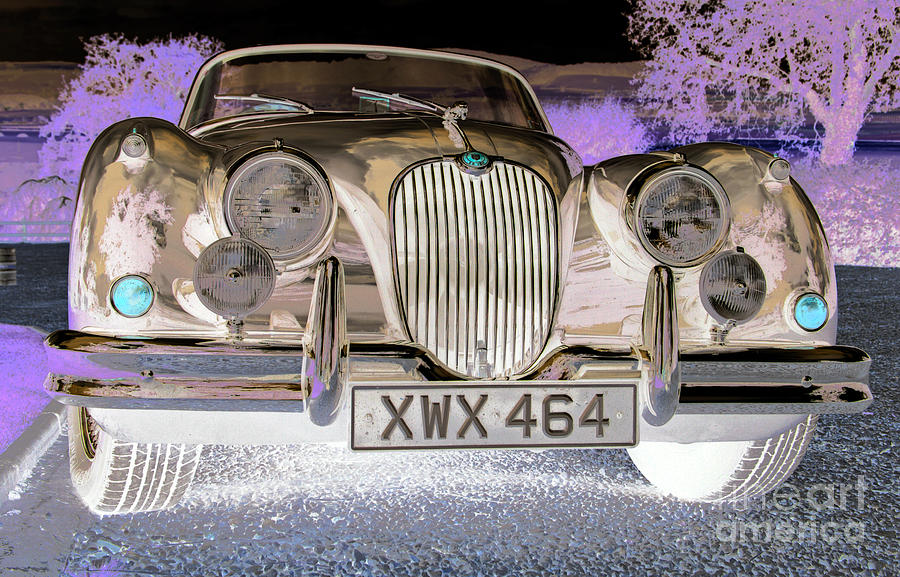 Car Photograph - Classic XK Jaguar 150 dream by Rosemary Calvert