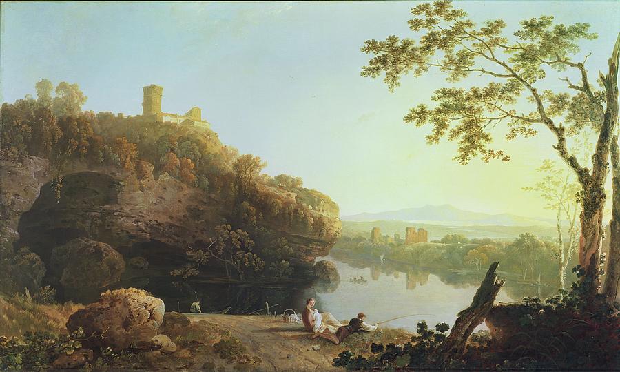Classical Landscape View On The Arno Painting by Richard Wilson