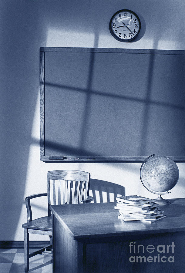 Book Photograph - Classroom by Tony Cordoza