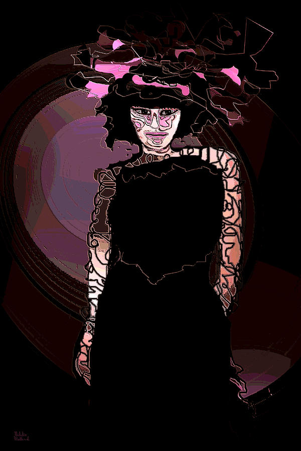 Hat Mixed Media - Classy Lady by Natalie Holland