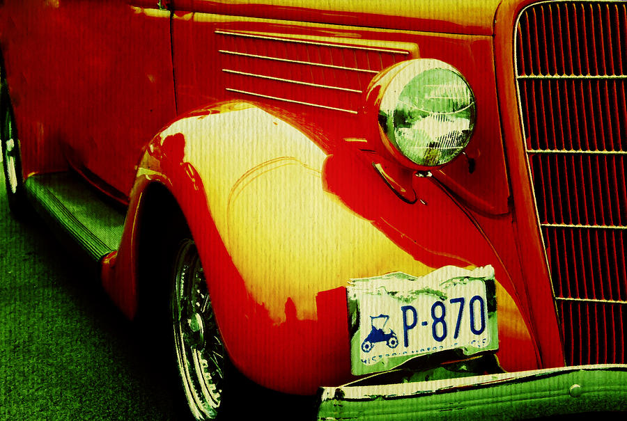 Transportation Photograph - Classy Red by Laurie Perry