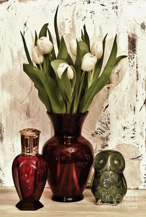 Tulip Photograph - Classy Tulips Bouquet by Marsha Heiken