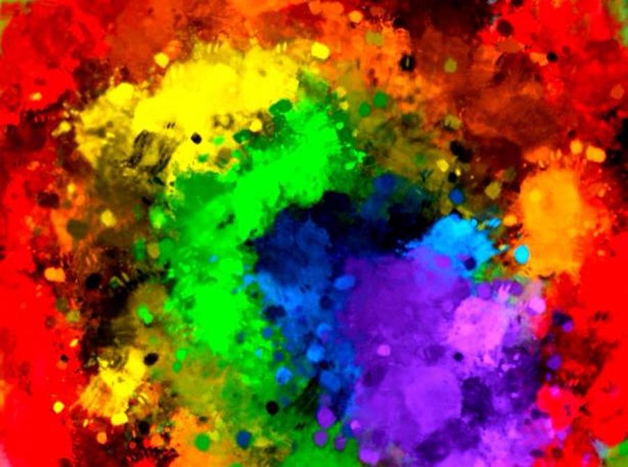 Rainbow Digital Art - Clatter by Sierra Andrews