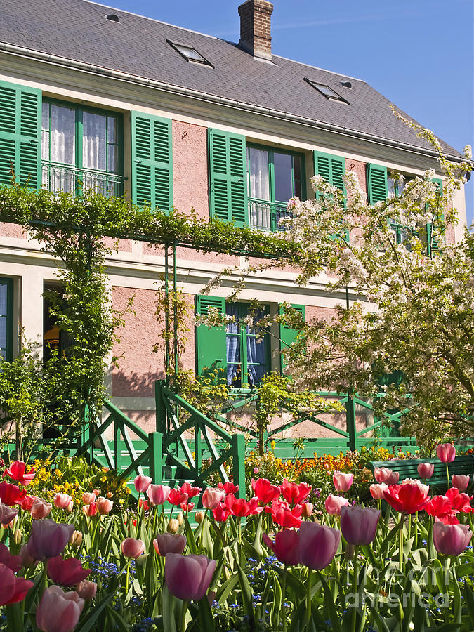 Claude Monets House At Giverny Photograph