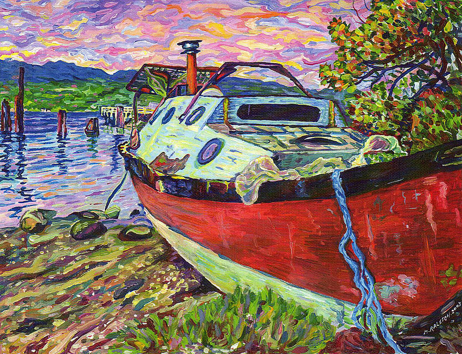 Claudes Boat Painting