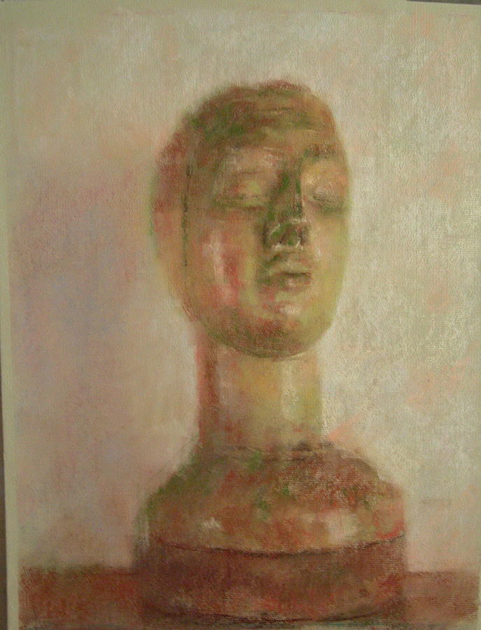 Clay Bust Drawing by Paez  ANTONIO