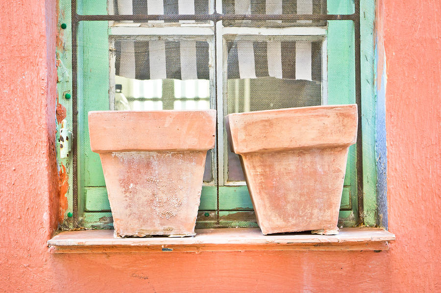 Architecture Photograph - Clay pots by Tom Gowanlock