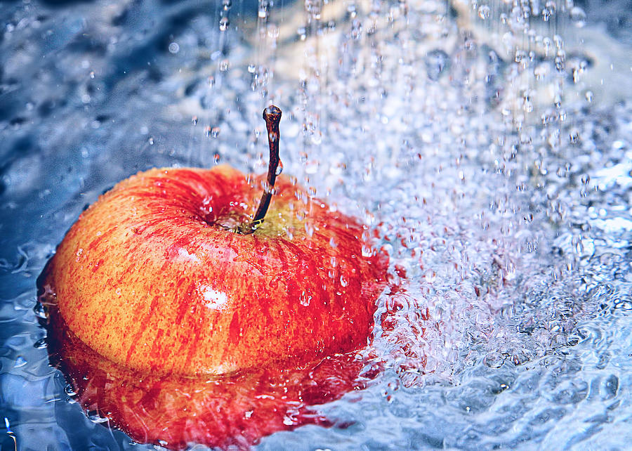 Clean Apple Still Life Photograph by Wendy Thompson