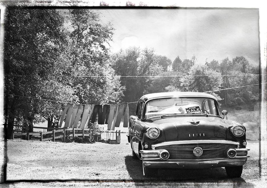 Clean Clothes And An Old Car Photograph by Alice Gipson
