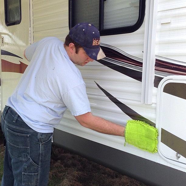 Norwex Photograph - Cleaning The Camper With #norwex by Kelly Bartlett
