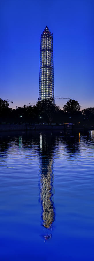 Architecture Photograph - Clear Blue Morning At The Washington Monument by Metro DC Photography