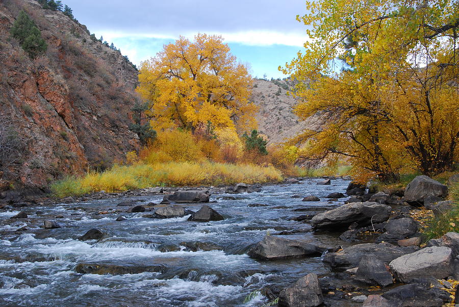 Clear Creek Canyon Autumn Photograph by Cascade Colors