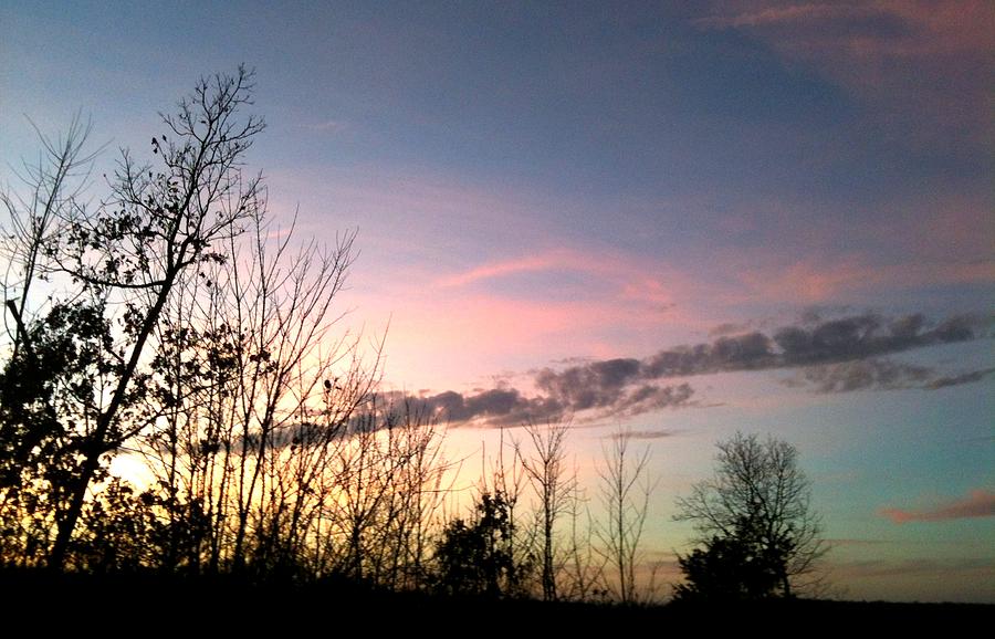 Clear Evening Sky Photograph by Linda Bailey