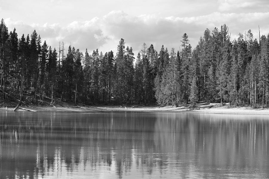 Clear Lake in Black and White Photograph by Lisa Holland-Gillem