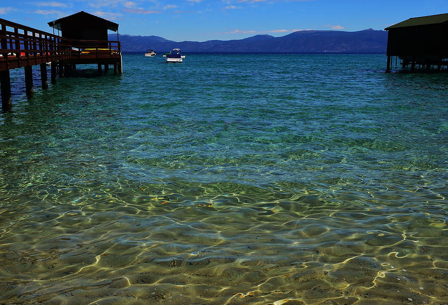 Clear Lake Tahoe Blue Photograph by Marilyn MacCrakin