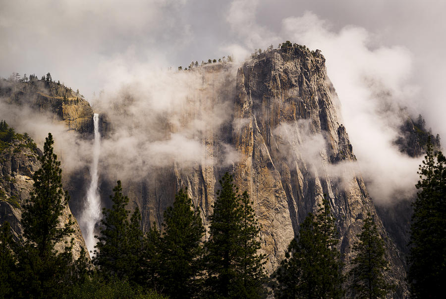 Clearimg Storm at Yosemite Point and Yosemite Falls Photograph by Joe Doherty
