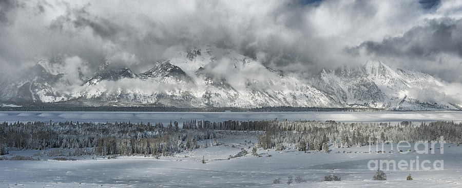 Clearing Skies in the Grand Tetons Photograph by Sandra Bronstein