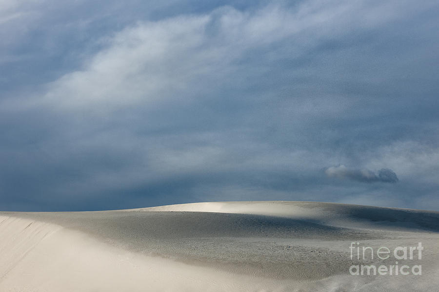 Winter Photograph - Clearing Storm at White Sands by Sandra Bronstein